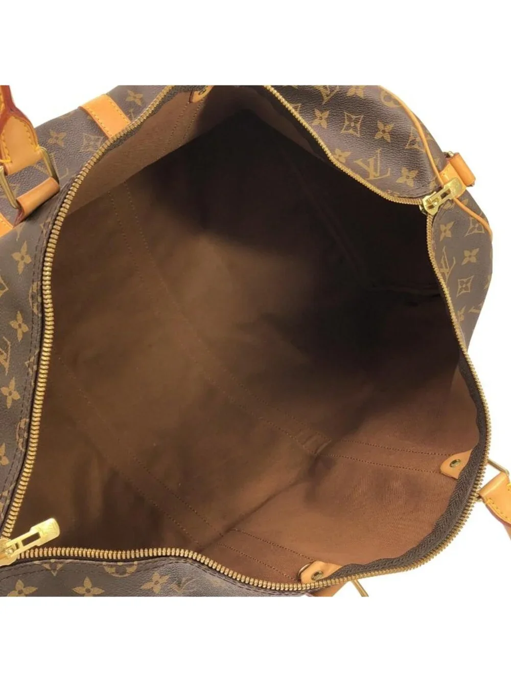 Louis Vuitton Monogram Keepall Bandouliere 55 Boston Bag